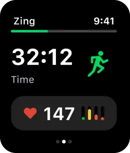 Apple Watch workout stats